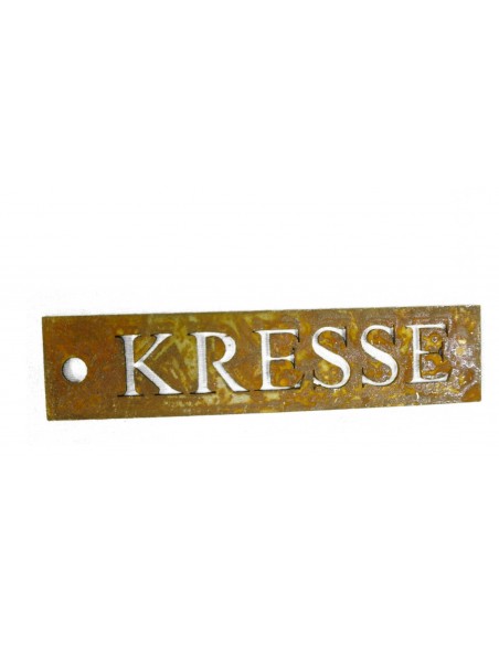 Kräuterstecker Kräuterschild - Kresse Länge: 10cm
Breite: 2cm
