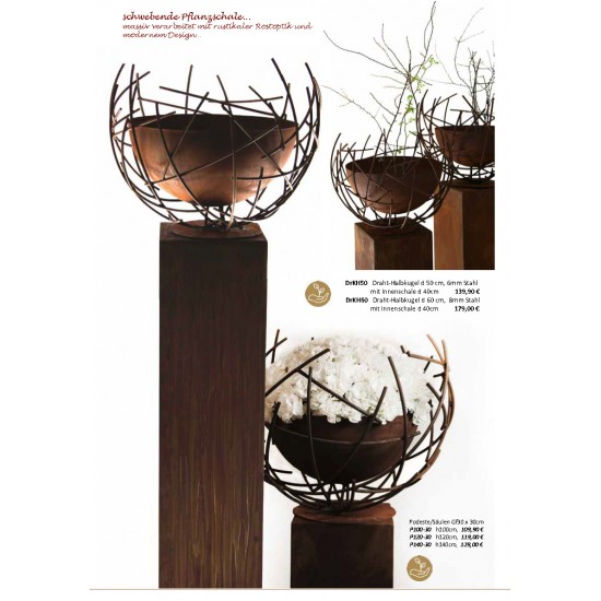 Feuerschalen GRATIS - Deko Katalog 2021 - Gartendeko - Sichtschutz und schöne Sprüche Kostenloser Deko Katalog vom Metallmichl f