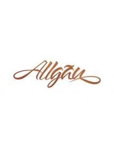 Kleiner Edelrost Schriftzug - Allgäu - Breite 30 cm