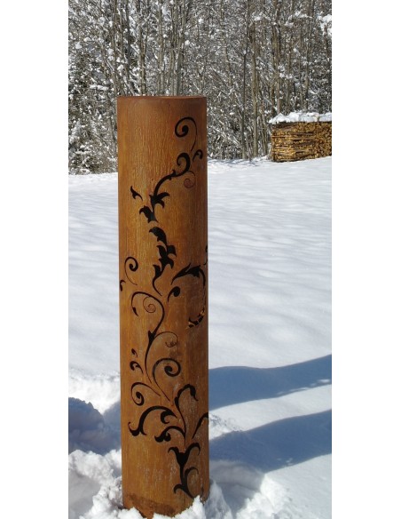 Winterdeko Rostige Säule Barock 120 cm - runde Rostsäule 

Höhe 120 cm
Durchmesser 27 cm
toller Effekt, wenn die Säule beleu