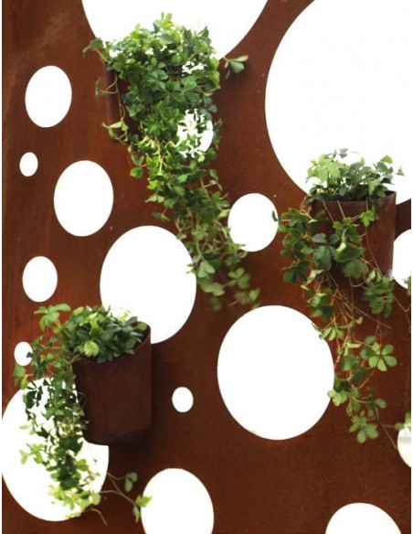 Sichtschutzwände und Paravents Sichtschutzwand mit Kreisausschnitten komplett - Höhe 200 x 100 cm Sichtschutzwand mit Kreisaussc Sichtschutzwände und Paravents Sichtschutzwand mit Kreisausschnitten komplett - Höhe 200 x 100 cm Sichtschutzwand mit Kreisaussc