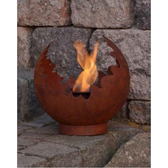 30 cm Kugeln Deko Feuerkugel Ø 30 cm 
Durchmesser 30 cm
stabil für Holzfeuer geeignet
Du kannst diese Feuerkugel mit einem St
