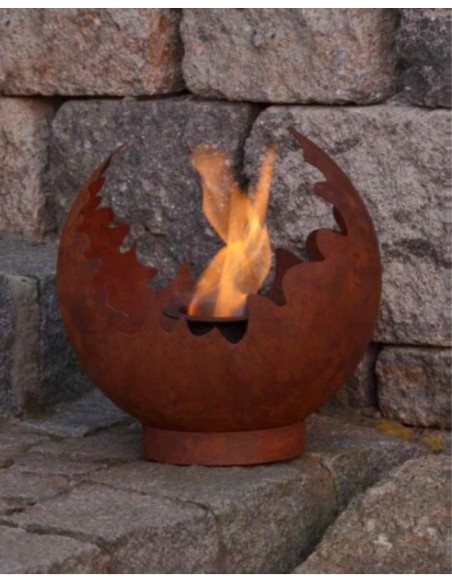 30 cm Kugeln Deko Feuerkugel Ø 30 cm 
Durchmesser 30 cm
stabil für Holzfeuer geeignet
Du kannst diese Feuerkugel mit einem St
