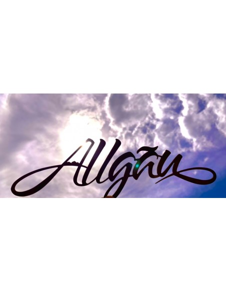 Allgäu Deko Schriftzug - Allgäu - Breite 30 cm - Kleines Allgäu Logo zum Aufhängen und Einarbeiten Allgäu Logo als Schriftzug zu