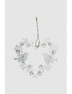 Gartendeko Blütenherz - Miro - Weiß Höhe 18 cm 
Höhe 18 cm
Breite 20 cm