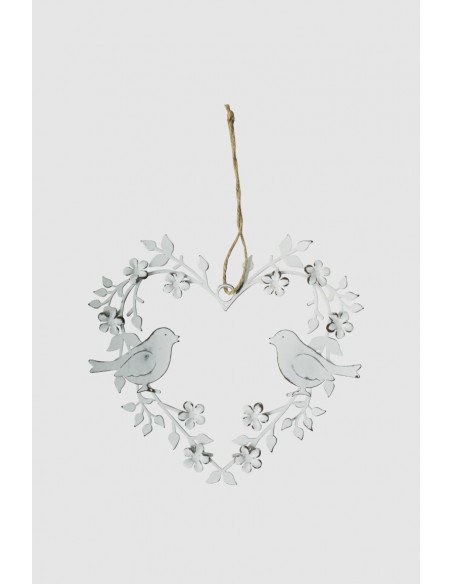 Gartendeko Blütenherz - Miro - Weiß Höhe 18 cm 
Höhe 18 cm
Breite 20 cm