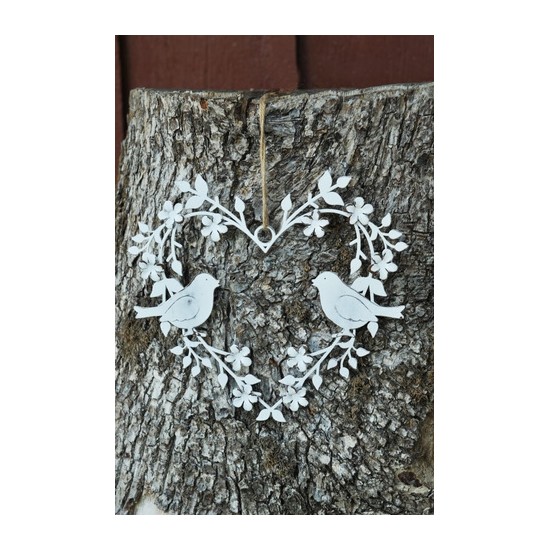 Gartendeko Blütenherz - Miro - Weiß Höhe 18 cm 
Höhe 18 cm
Breite 20 cm