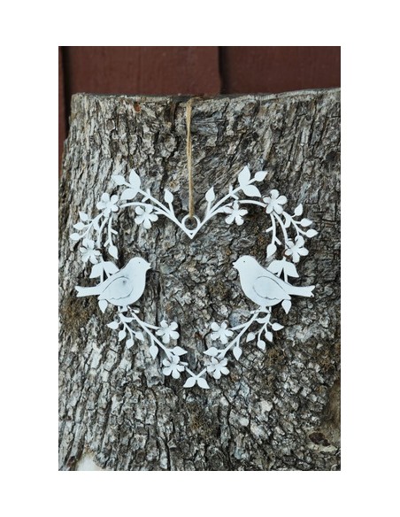 Gartendeko Blütenherz - Miro - Weiß Höhe 18 cm 
Höhe 18 cm
Breite 20 cm