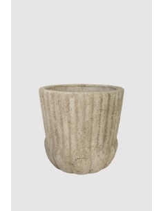 Start Topf - Amourie - Sand Gr. - Ø 21 cm - Gartendeko 
Durchmesser 21 cm
Tiefe 20 cm
