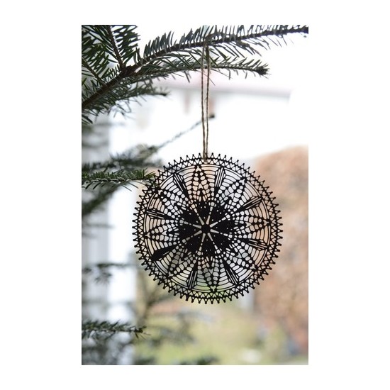 Gartendeko Dekohänger - Arrabal - Braun M - Ø 12 - Gartendeko Durchmesser 12 cm