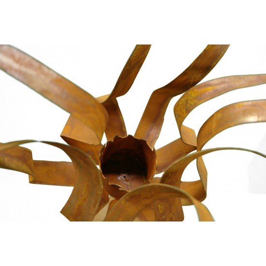 Gartenfackeln Edelstahl Feuerblume - Fiamma - 45 cm mit Hülse - Groß Ø 45 cm 
Feuerblume "Fiamma" mit einer Hülse, ideal zum Ei