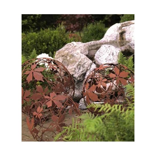 40 cm Kugeln Wilder Wein Deko Kugel Ø 40 cm - Metallkugel mit Weinblätter als Herbstliche Deko Idee 
Wilder Wein Kugel
d 40cm
