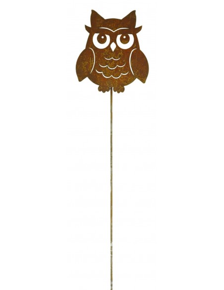 Deko Eulen Edelrost Deko Kauz Gartenstecker - groß - Höhe15 cm - Metall Eule Garten Liebevoller Edelrost Kauz / Eule aus Metall  Deko Eulen Edelrost Deko Kauz Gartenstecker - groß - Höhe15 cm - Metall Eule Garten Liebevoller Edelrost Kauz / Eule aus Metall