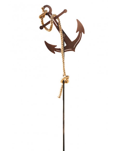 Gartenstecker Anker - Gesamthöhe ca. 155 cm - nautische Deko