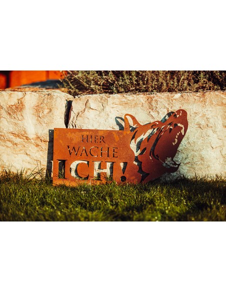 Rostschild - Hier wache ich - Breite 68,5 cm