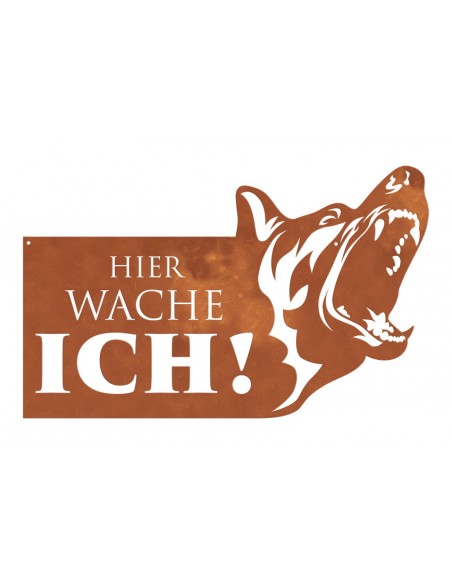 Rostschild - Hier wache ich - Breite 68,5 cm