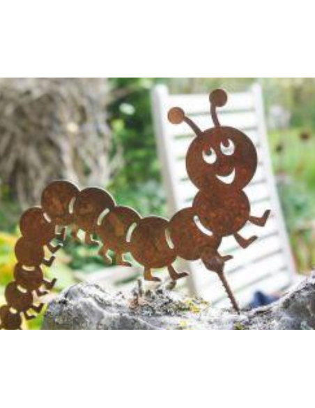 Käfer - Biene und Co als Gartendeko Figuren lustige Tausendfüssler Figur als Gartendeko - 28 cm lang - Mit Schraube 
dieser lus Käfer - Biene und Co als Gartendeko Figuren lustige Tausendfüssler Figur als Gartendeko - 28 cm lang - Mit Schraube 
dieser lus