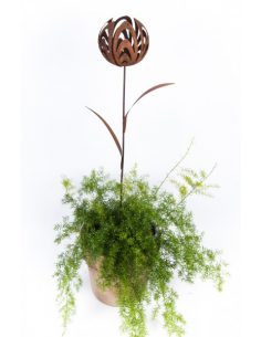 Gartenstecker Gartenstecker Kugelblume - Ø 22 cm - Gesamthöhe 130 cm Edelrost Gartenstecker Kugelblume
Durchmesser Kugelblüte