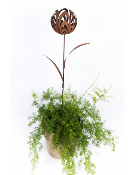 Gartenstecker Gartenstecker Kugelblume - Ø 22 cm - Gesamthöhe 130 cm Edelrost Gartenstecker Kugelblume

Durchmesser Kugelblüte