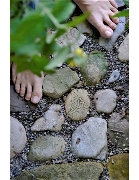 Symbolstein - keltischer Baum - Natur - Ø 10 cm Symbolstein - keltischer Baum - Natur - Ø 10 cm