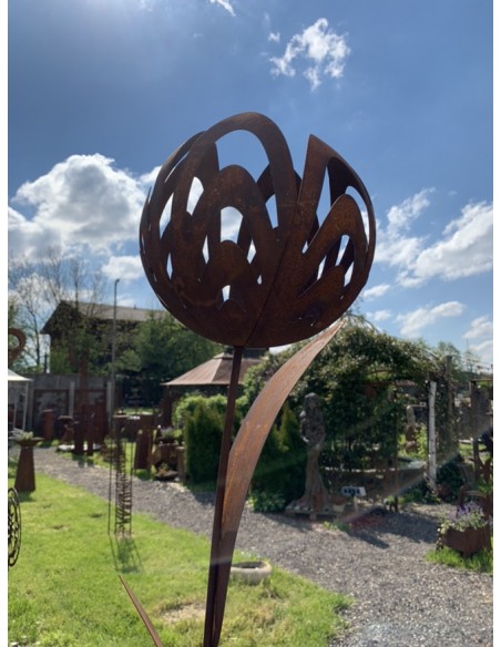 Gartenstecker Gartenstecker Kugelblume - Ø 22 cm - Gesamthöhe 130 cm Edelrost Gartenstecker Kugelblume

Durchmesser Kugelblüte