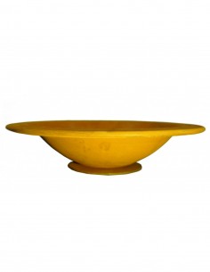 Gartendeko Rost Schale mit breitem Rand auf Standplatte - Durchmesser 52 cm 
Durchmesser 52 cm
Höhe 10 cm
Rand 6,5 cm