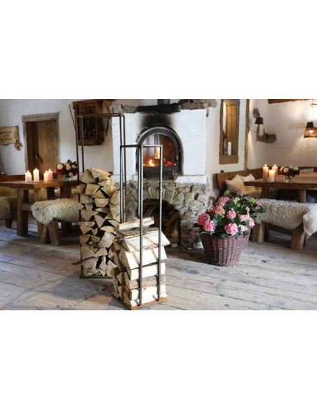 Kaminholzregale und Herzen Schlichter Holzstapler - Frame - aus 15mm Vierkantstahl  - 151 cm hoch - groß 
Höhe 151 cm
Breite 4 Kaminholzregale und Herzen Schlichter Holzstapler - Frame - aus 15mm Vierkantstahl  - 151 cm hoch - groß 
Höhe 151 cm
Breite 4