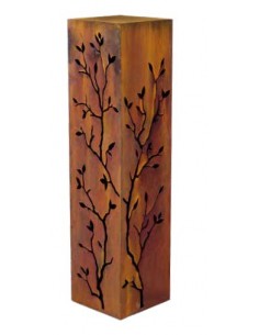 Gartendeko Rost Edelrost Säule mit Zweigen - Höhe 120 cm 
Rostsäule mit Zweigen
Höhe 120 cm
Breite 30 x 30 cm