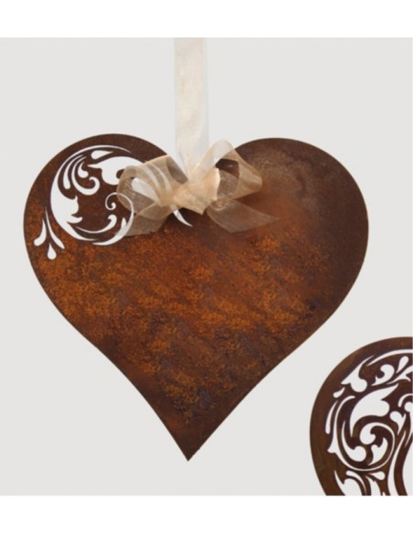 Gartendeko Rost Edelrost Herz zum Hängen - Höhe 25 cm 
Höhe 25 cm
