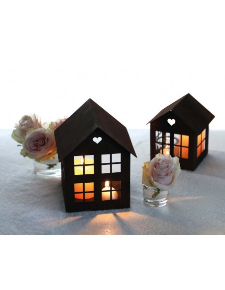Windlichte und Kerzenhalter für Weihnachten Edelrost Lichthaus eckig - Höhe 16 cm - klein 
Breite 12 cm
Tiefe 12 cm
Höhe 16 c