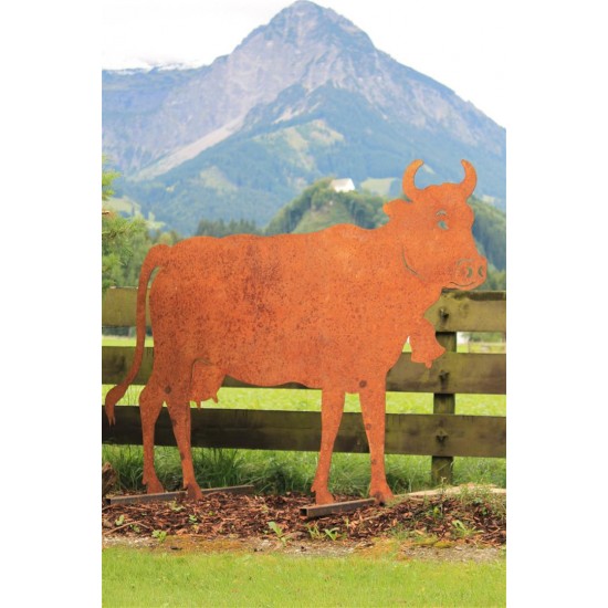 Kühe und Kälber Deko Kuh lebensgroß 140 x 200 cm Tierfigur für den