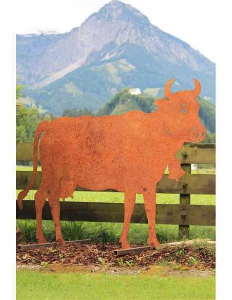 Kühe und Kälber Deko Kuh lebensgroß 140 x 200 cm Tierfigur für den