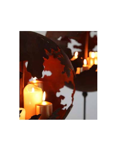 50 cm Dekokugeln in Rost Optik Risskugel Ø 50 cm  auf Podest mit Stab 
Kugel 50 cm Durchmesser
Höhe 170 cm
Podest 40 cm x 40 