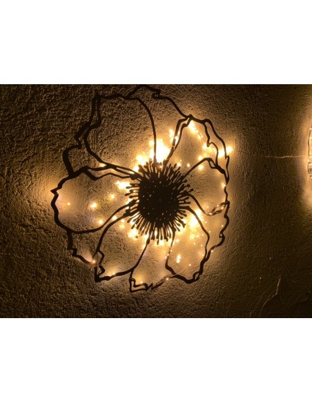 Wiesenblumen Edelrost Anemone 2, groß, zum Aufhängen - 60 x 63 cm flach Blume "Anemone2" zum Aufhängen
Größe 60 x 63 cm