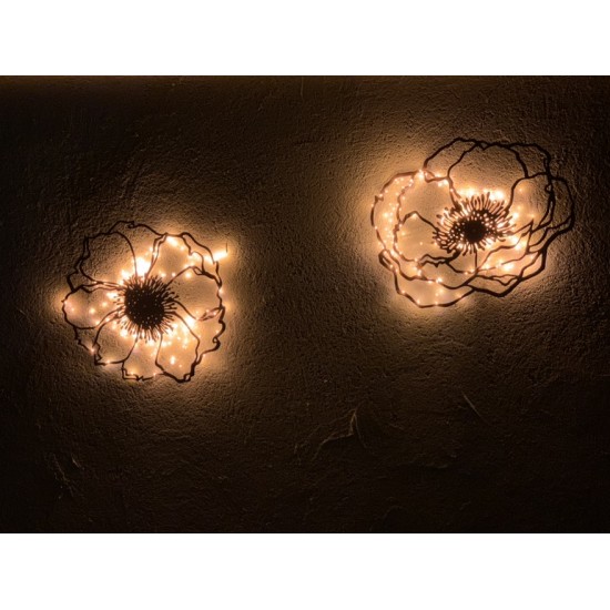 Wiesenblumen Edelrost Anemone 2, groß, zum Aufhängen - 60 x 63 cm flach Blume "Anemone2" zum Aufhängen
Größe 60 x 63 cm