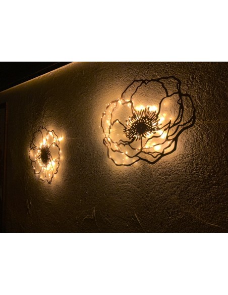 Wiesenblumen Edelrost Anemone 2, groß, zum Aufhängen - 60 x 63 cm flach Blume "Anemone2" zum Aufhängen
Größe 60 x 63 cm