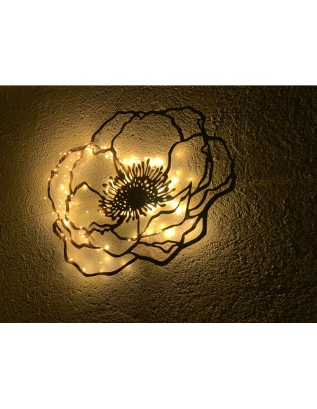 Wiesenblumen Edelrost Anemone 2, groß, zum Aufhängen - 60 x 63 cm flach Blume "Anemone2" zum Aufhängen
Größe 60 x 63 cm