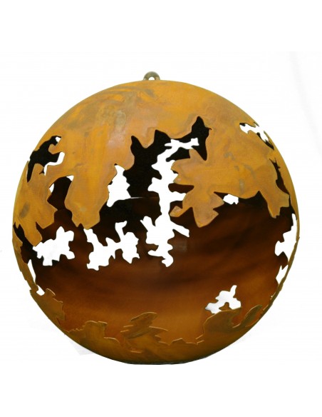 40 cm Kugeln Edelrost Riss Deko Kugel - zum Aufhängen, Ø 40cm - moderne Blumenampel 
Moderne Risskugel aus stabilem Metall - wi