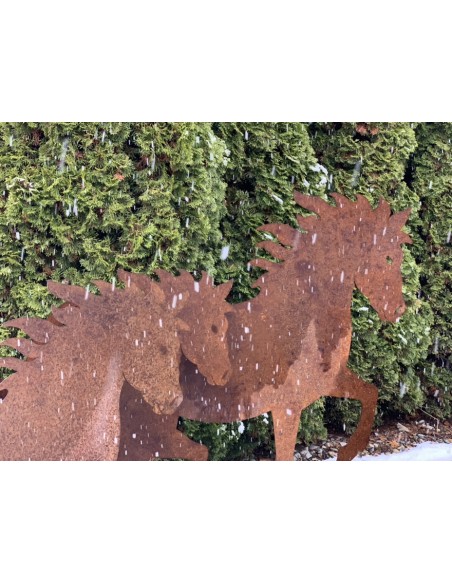 Pferde + Esel Dekofigur Pferd Länge 155 cm Höhe 120 cm
Länge 155 cm
