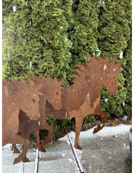 Pferde + Esel Dekofigur Pferd Länge 155 cm Höhe 120 cm
Länge 155 cm
