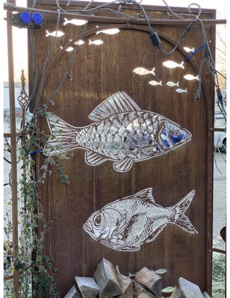 Sichtschutzwände und Paravents Maritime Sichtschutzwand Höhe 200 cm Breite  100 cm 








Unsere Paravents aus rostig