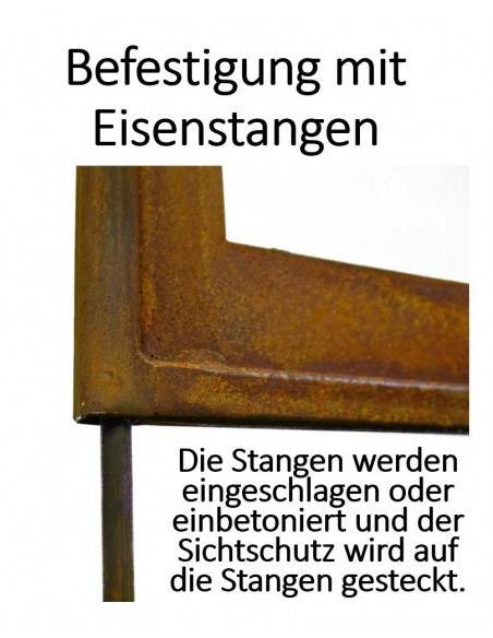 Sichtschutzwände und Paravents Maritime Sichtschutzwand Höhe 200 cm Breite  100 cm 








Unsere Paravents aus rostig