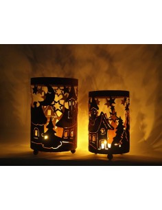 Windlicht Winterlandschaft in unterschiedlichen Größen - Geschenkideen für Weihnachten 2