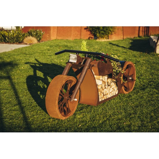 Grillstellen + große Gartengrills Grill - Motorrad - Länge 260 cm - Biker Grillstelle - Exklusiver Grill für echte Rocker und Ha