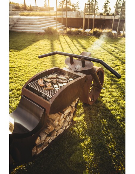 Grillstellen + große Gartengrills Grill - Motorrad - Länge 260 cm - Biker Grillstelle - Exklusiver Grill für echte Rocker und Ha Grillstellen + große Gartengrills Grill - Motorrad - Länge 260 cm - Biker Grillstelle - Exklusiver Grill für echte Rocker und Ha