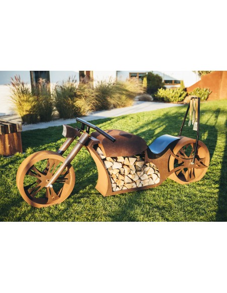 Grillstellen + große Gartengrills Grill - Motorrad - Länge 260 cm - Biker Grillstelle - Exklusiver Grill für echte Rocker und Ha Grillstellen + große Gartengrills Grill - Motorrad - Länge 260 cm - Biker Grillstelle - Exklusiver Grill für echte Rocker und Ha