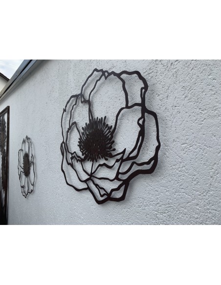 Wiesenblumen Edelrost Anemone 2, groß, zum Aufhängen - 60 x 63 cm flach Blume "Anemone2" zum Aufhängen
Größe 60 x 63 cm