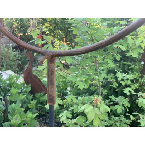 Gartendeko Rost Lieblingsplatz im Ring mit Steckverbindung Ø 40 cm Lieblingsplatz Schriftzug im Ring aus Metall

Ø 40 cm
unte