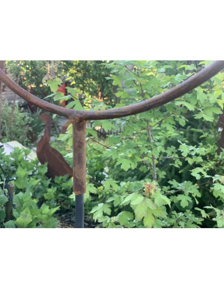 Gartendeko Rost Lieblingsplatz im Ring mit Steckverbindung Ø 40 cm Lieblingsplatz Schriftzug im Ring aus Metall

Ø 40 cm
unte