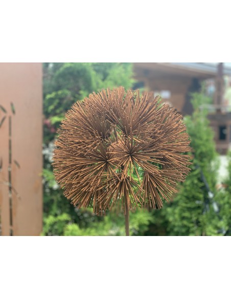 Blumen und Bäume Charmante Blume als Gartenstecker - 140 cm hoch Blütenhalbkugel mit sprießenden Metallstäben als Blüte.

Gesa